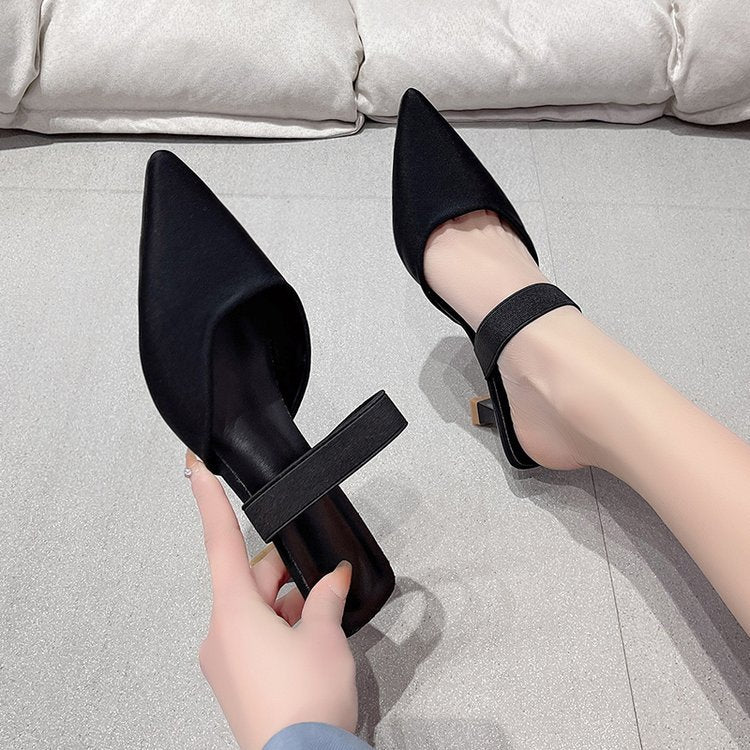 Damen Slingback-Pumps mit elegantem spitzem Design und komfortablem Fersenriemen Stalluxe