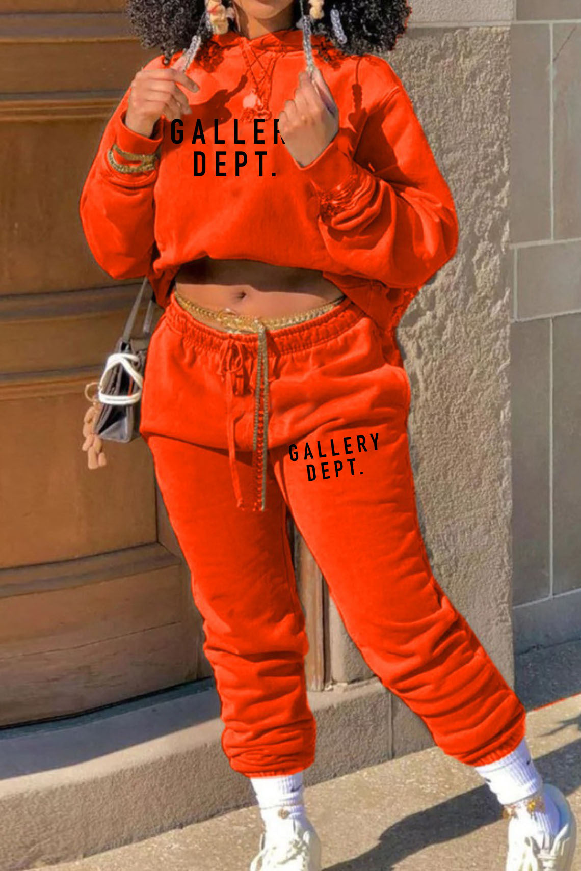 Damen Kombisportanzug mit Hoodie und Jogginghose Stalluxe