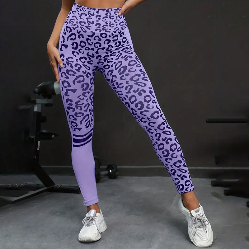 Damen Sportleggings mit Tiermuster und hohem Taillenschnitt Stalluxe