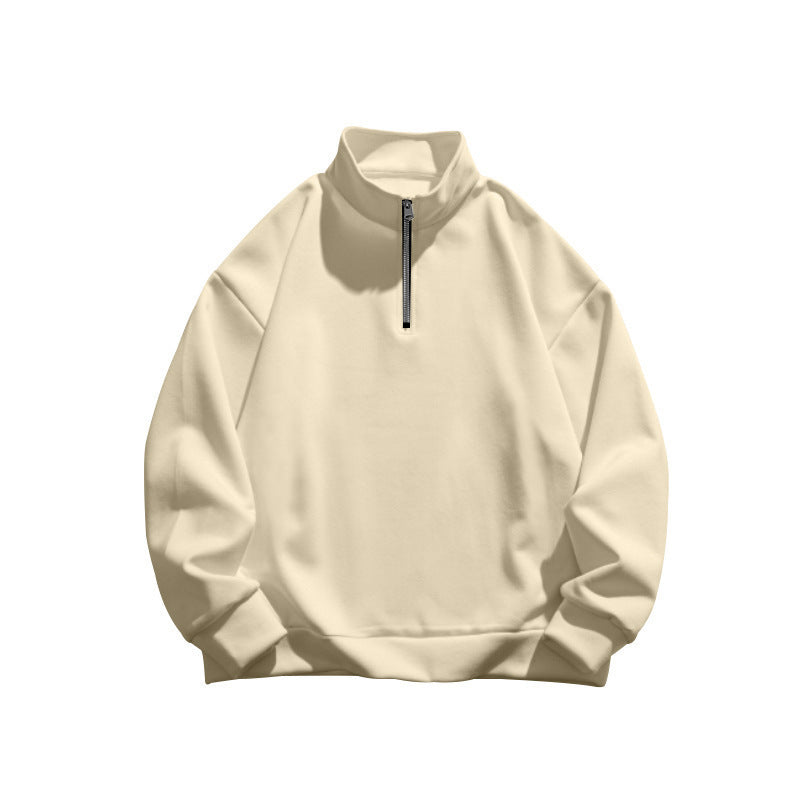 Damen Sweatshirt mit Stehkragen und Reißverschluss Stalluxe