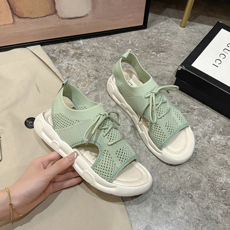Damen Atmungsaktive Freizeitsandalen mit elastischem Obermaterial und rutschfester Sohle Stalluxe