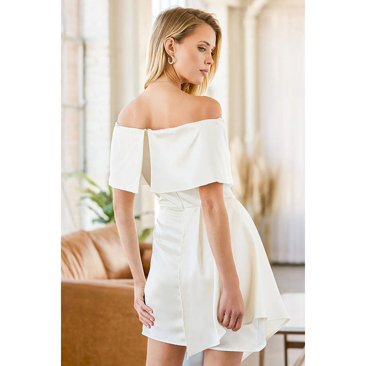 Damen Elegant gefertigt Wickelkleid Stalluxe