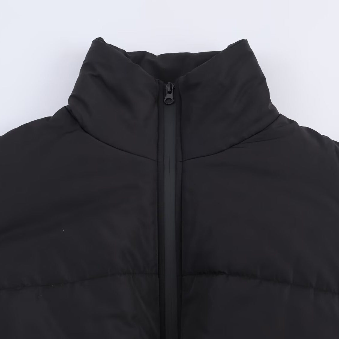 Damen Übergangs-Steppjacke mit hohem Kragen und dekorativem Reißverschluss Stalluxe