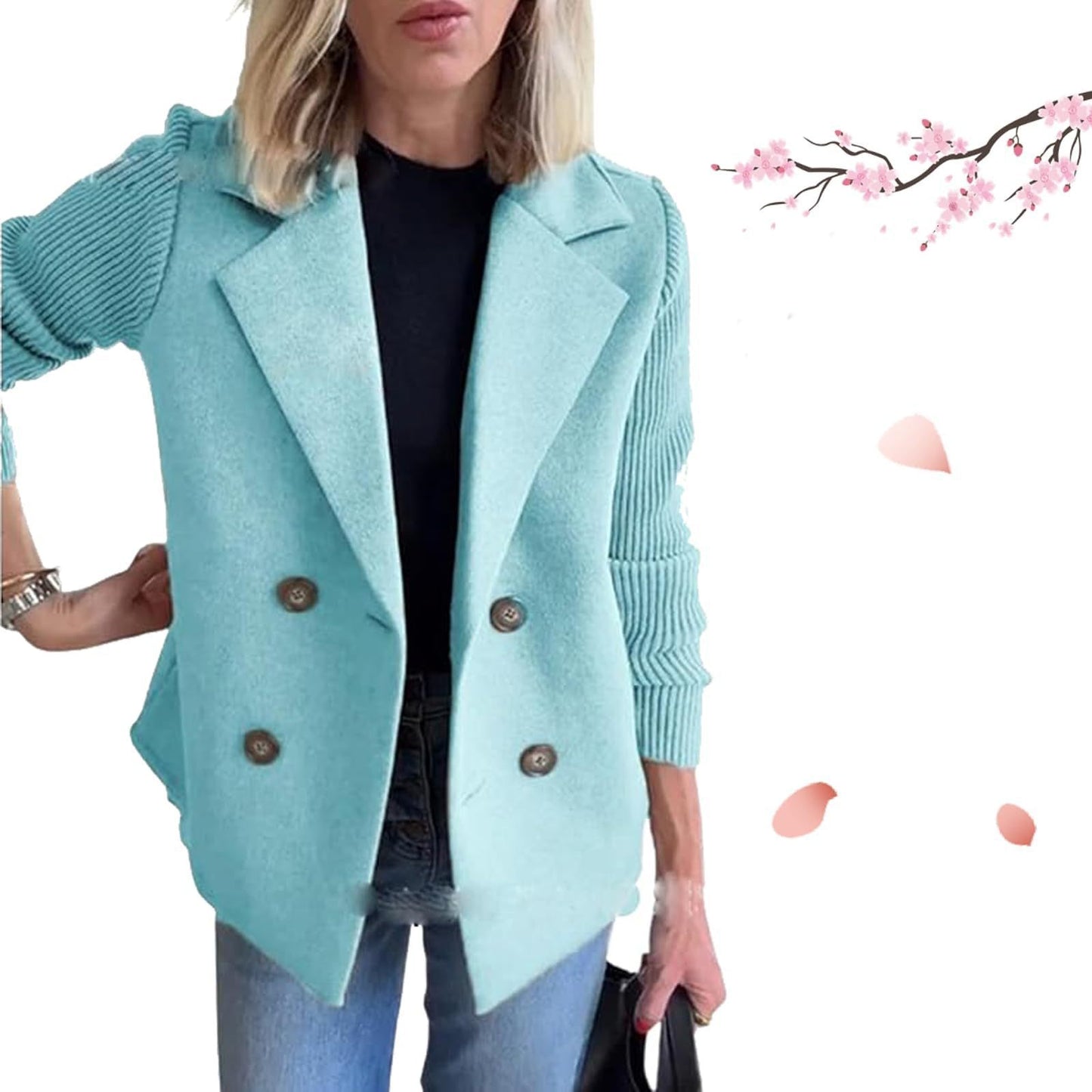 Damen modische Überwurfjacke Stalluxe