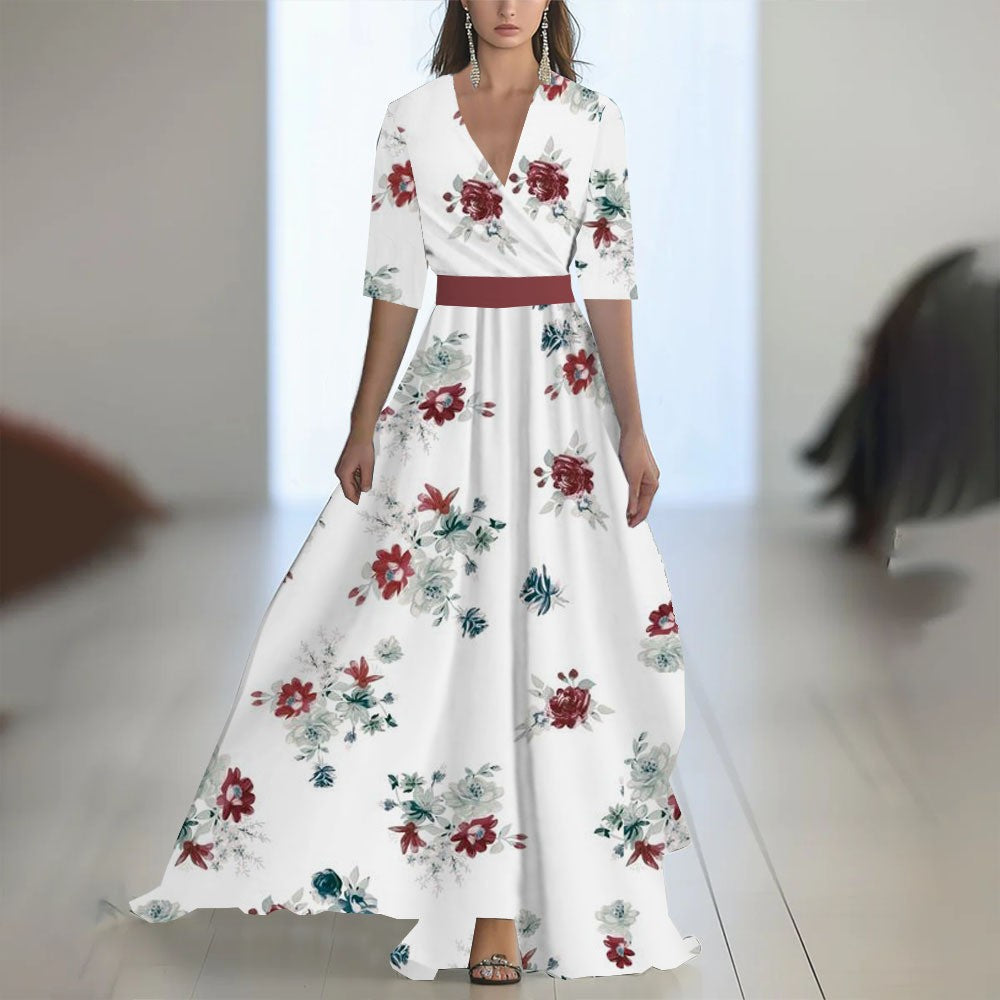 Damen Blumenkleid Stalluxe