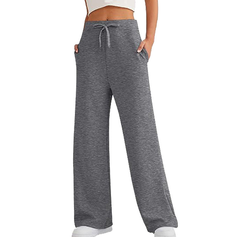 Damen Bequeme Lounge-Hose mit weitem Schnitt und praktischen Taschen Stalluxe