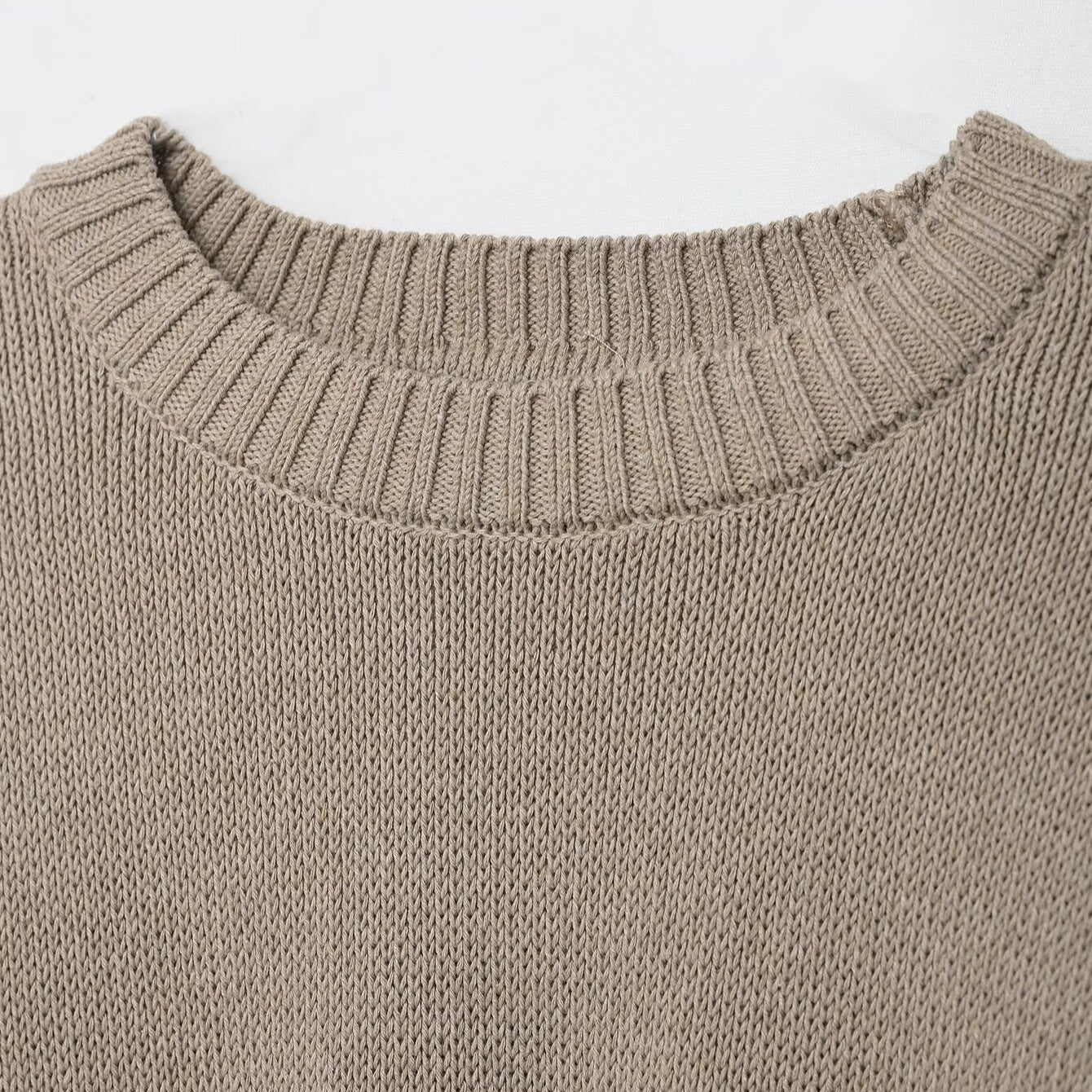 Damen Modischer Strickpullover mit lässigem Schnitt und weitem Saum Stalluxe