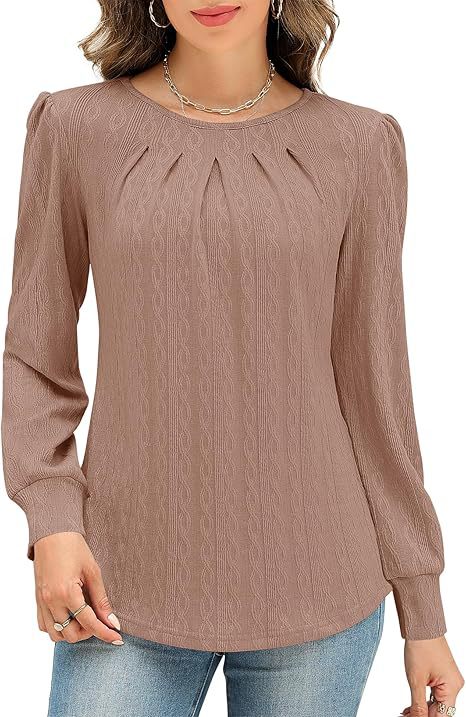 Damen Stylische Bluse mit dekorativem Faltenwurf Stalluxe