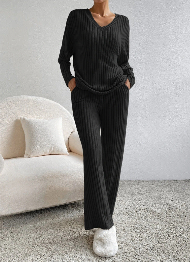 Damen gemütlicher Strickanzug Stalluxe