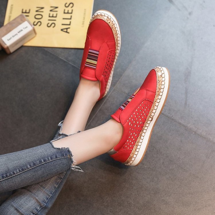 Damen Komfortable Slip-On Sneakers mit atmungsaktivem Obermaterial und modischem Design Stalluxe