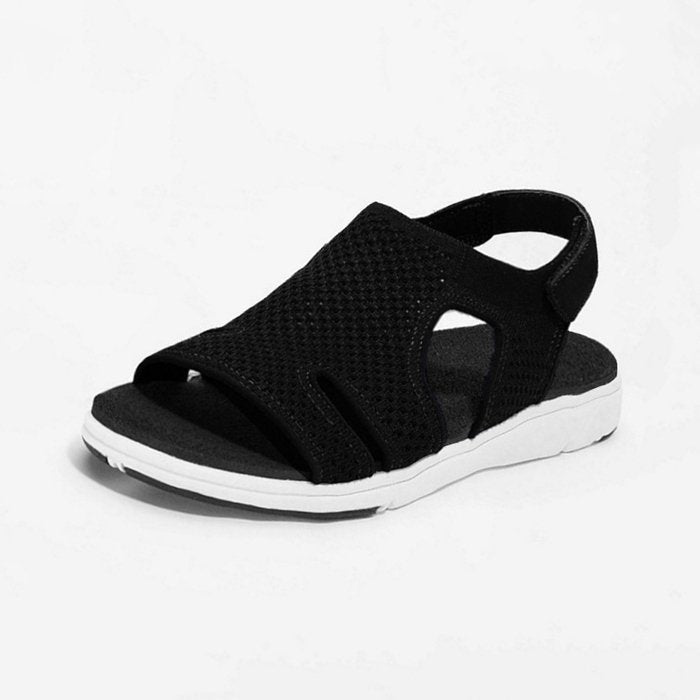 Damen bequeme Freizeitsandalen mit atmungsaktivem Obermaterial Stalluxe