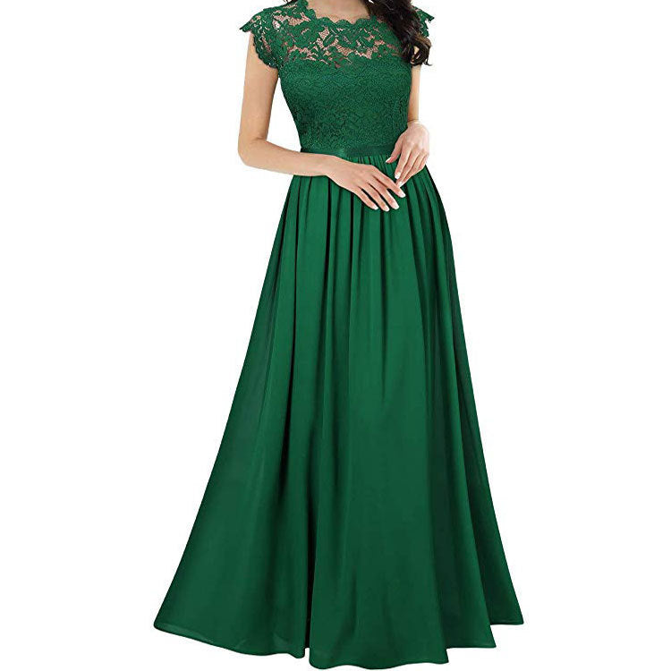 Damen Spitzen-Oberteil A-Linie Abendkleid Stalluxe