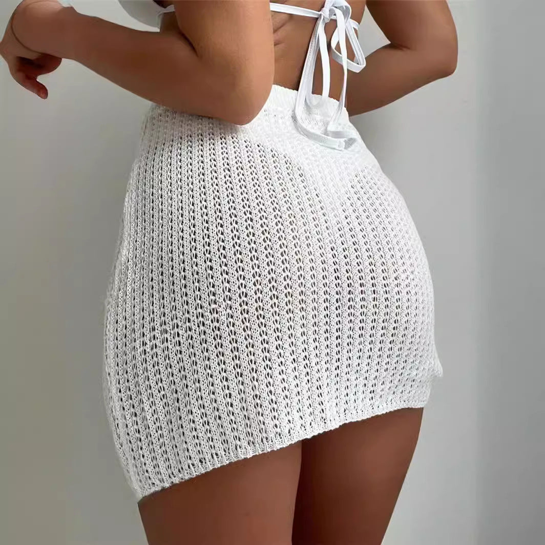 Damen elegantes Strandkleid mit raffinierten Raffungselementen und praktischen Kordelzügen Stalluxe