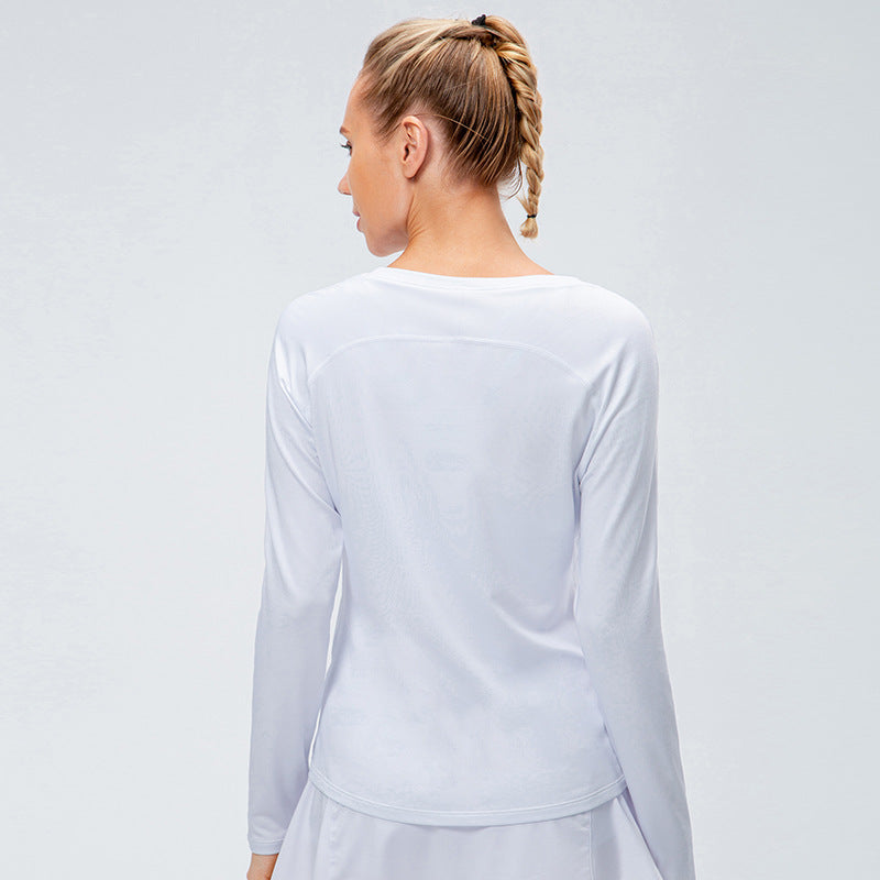 Damen Funktions-T-Shirt mit langem Arm für Sport und Freizeit Stalluxe