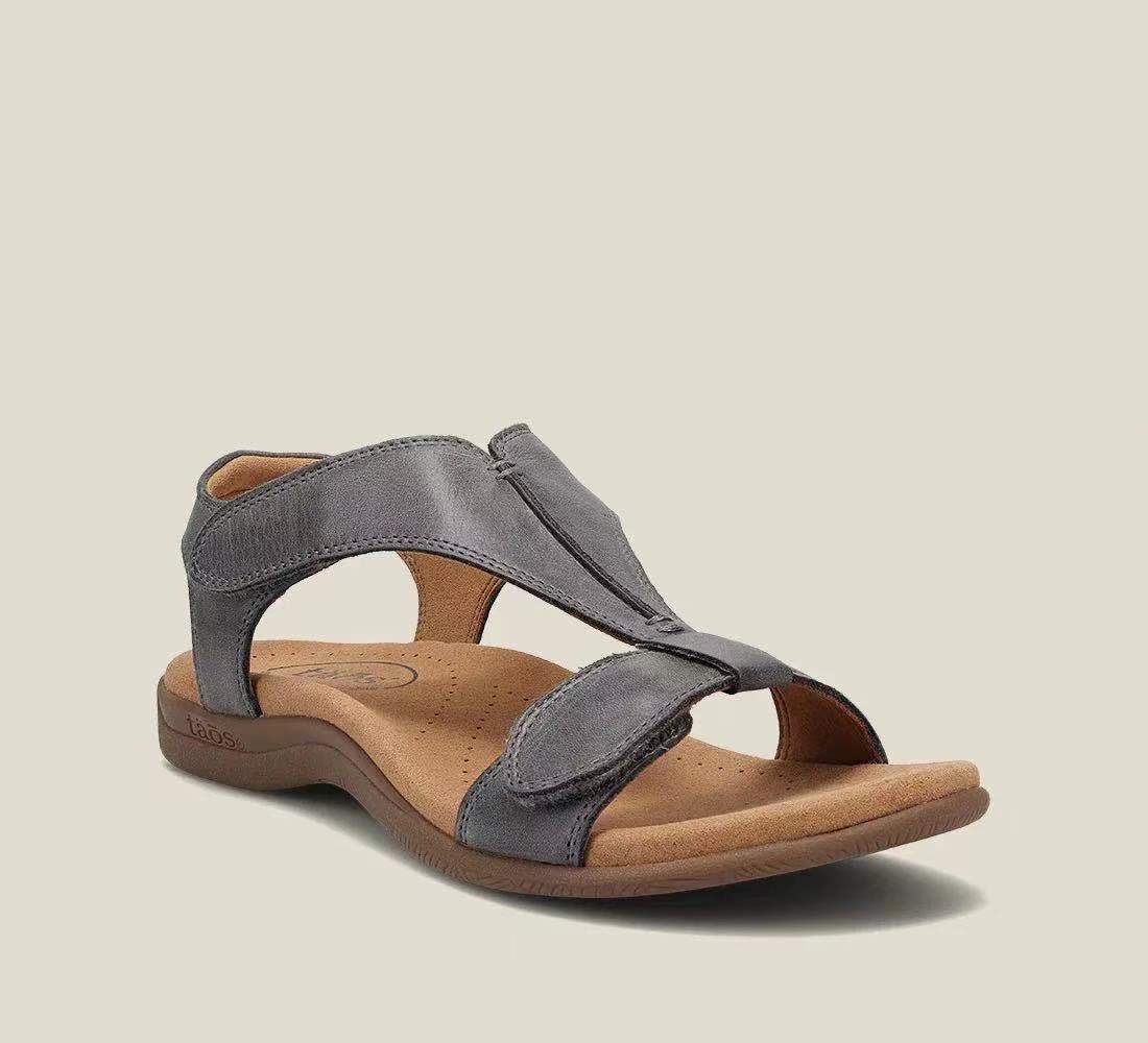 Damen Komfortable Riemchen-Sandalen mit elastischen Einsätzen Stalluxe