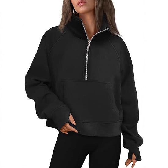 Damen Sportlicher Hoodie Stalluxe
