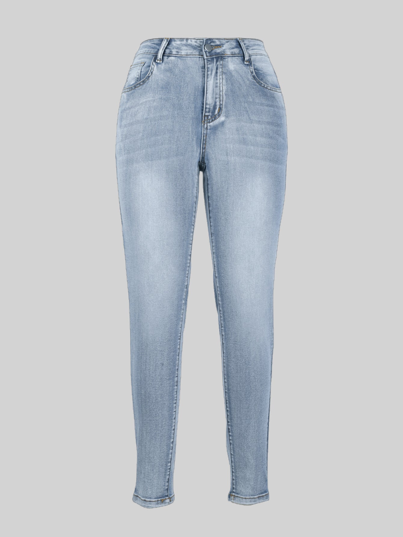 Damen High-Waist Skinny Jeans Stalluxe
