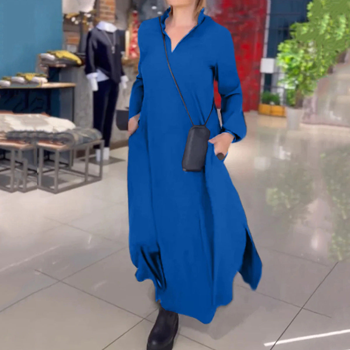 Damen Maxi-Kleid Stalluxe