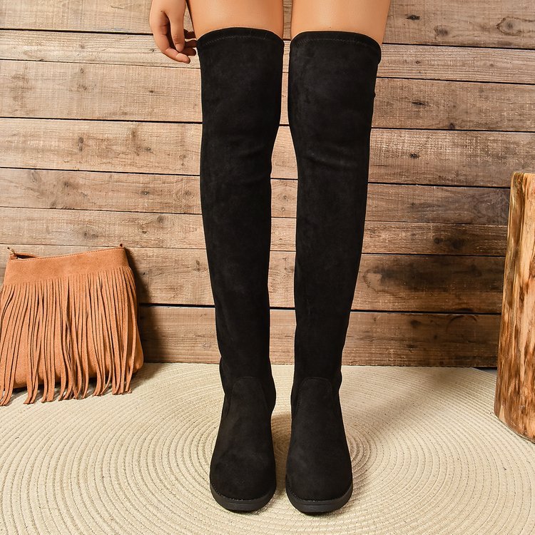 Damen Stiefel mit lässigem Raffungseffekt Stalluxe