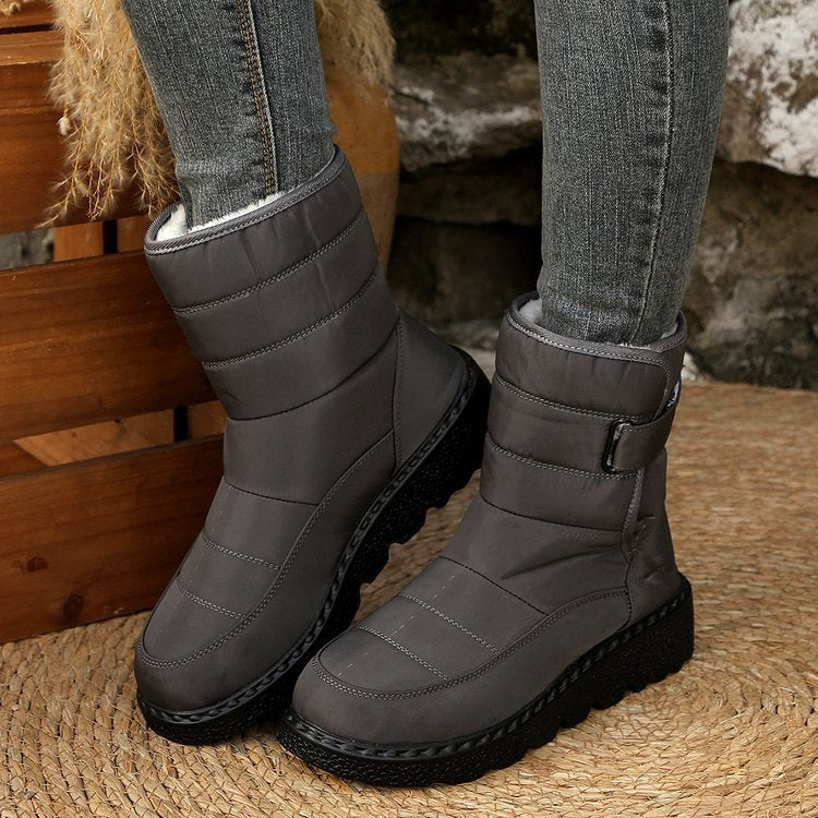Damen Winterstiefel mit Fleece-Futter und rutschfester Sohle Stalluxe