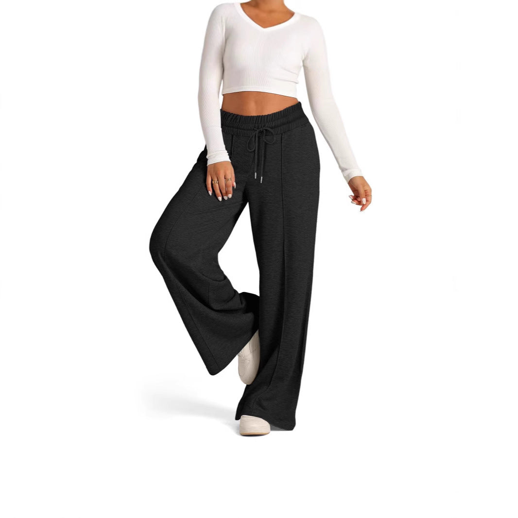 Damen Sweatpants mit weitem Schnitt und praktischen Taschen Stalluxe