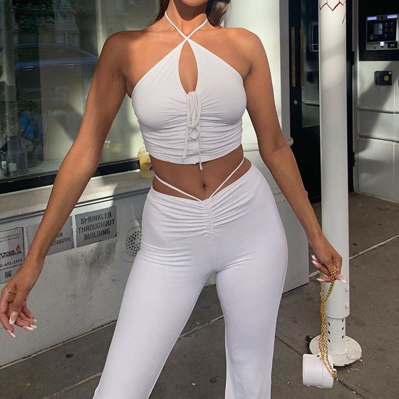 Damen elegante und figurbetonte Jogginghose Stalluxe