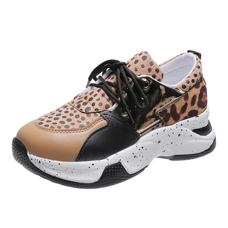 Damen Komfortable und stylische Sneakers im Tiermuster-Design Stalluxe