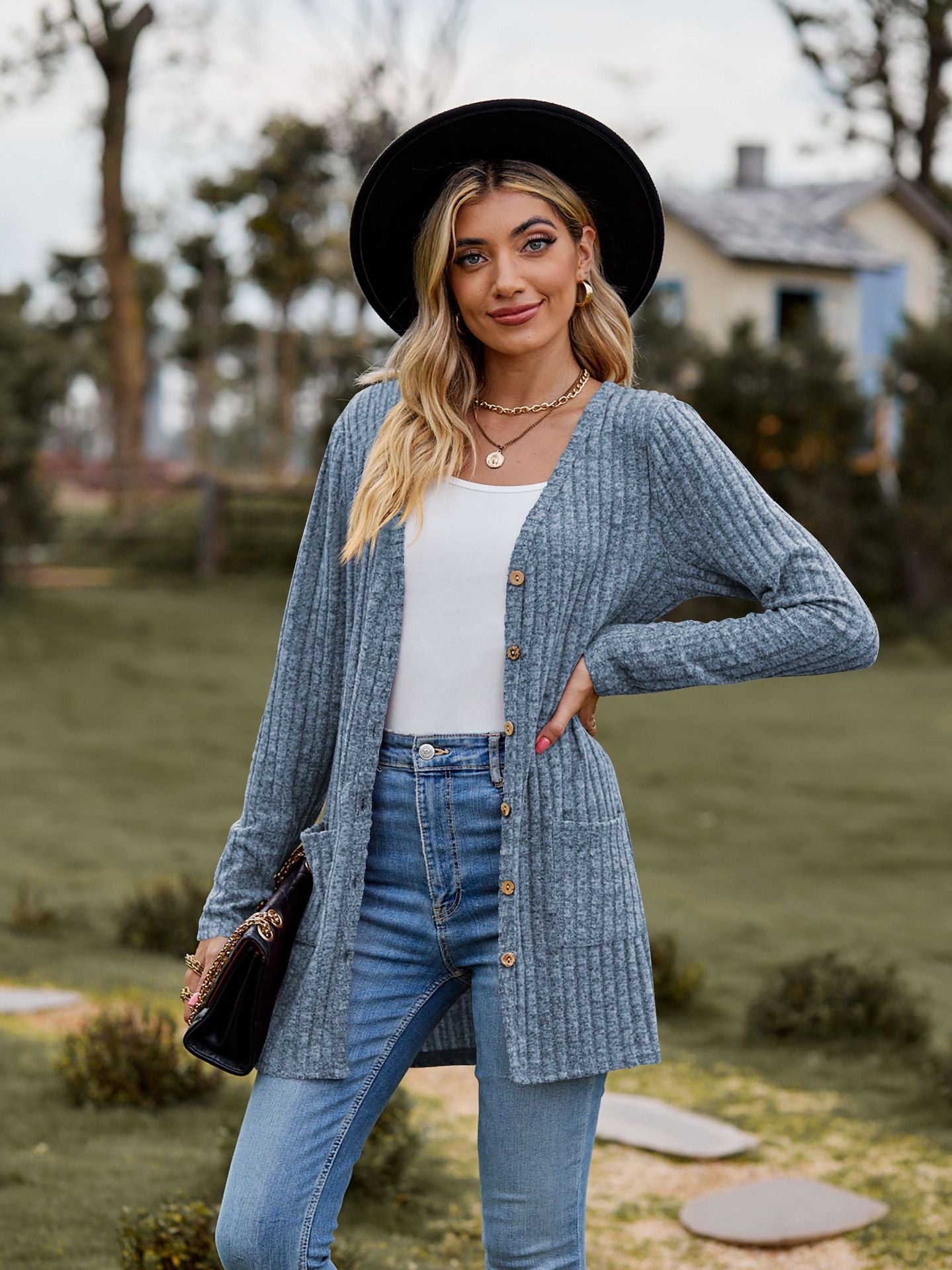 Damen Stricklongcardigan Stalluxe