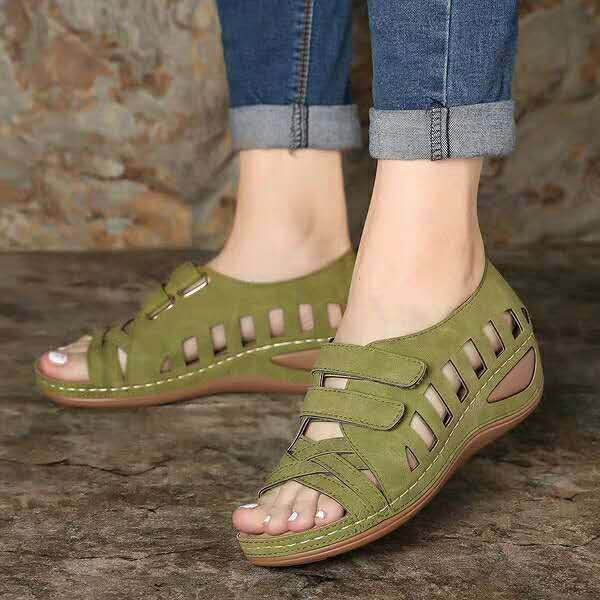 Damen Elegante und komfortable Riemensandalen mit atmungsaktivem Design Stalluxe