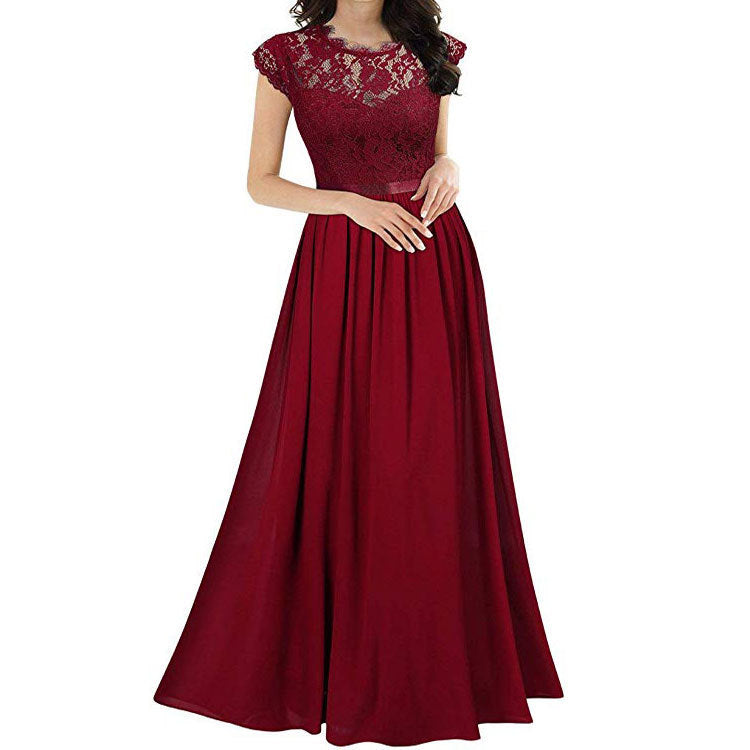 Damen Spitzen-Oberteil A-Linie Abendkleid Stalluxe