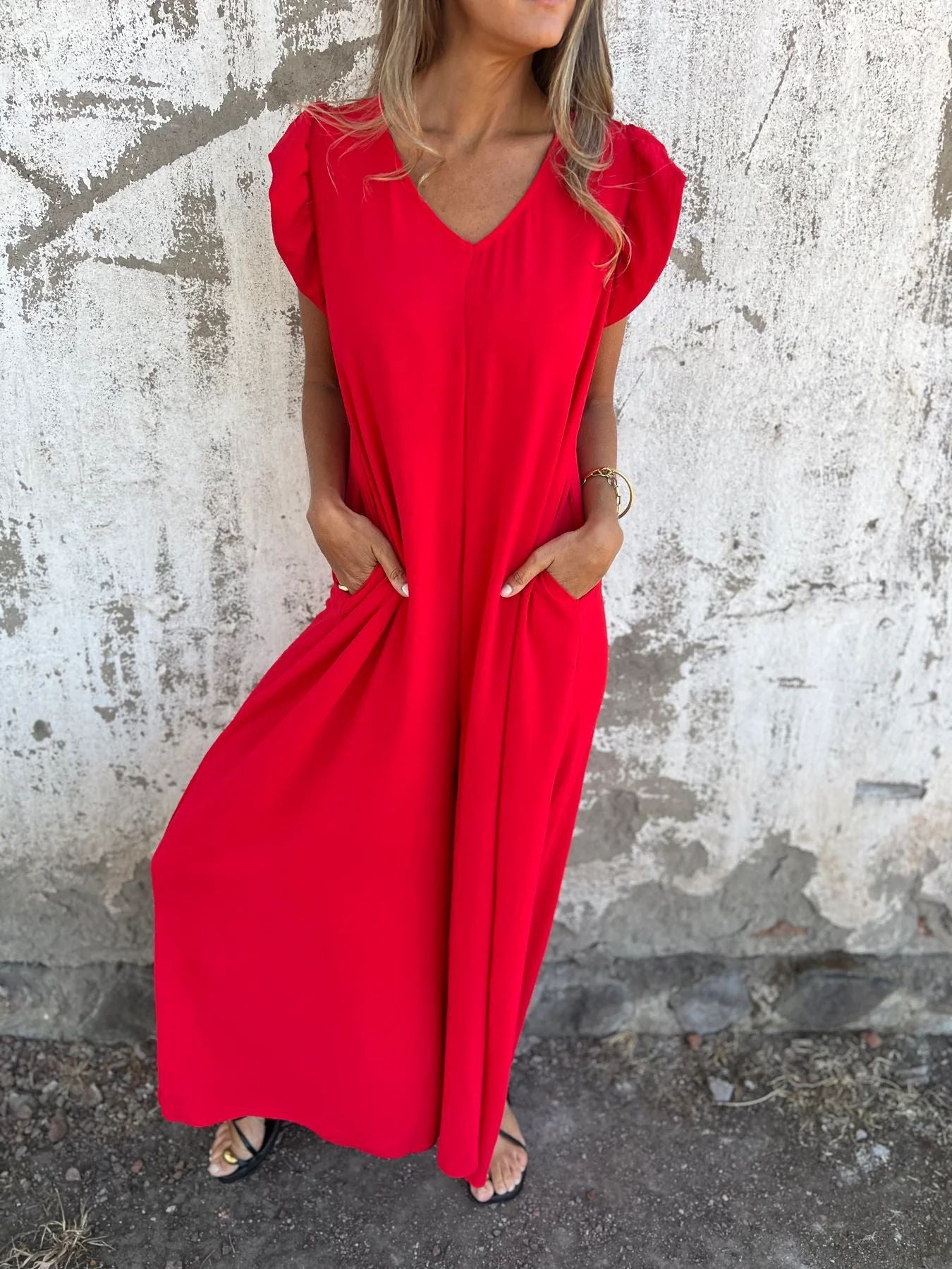 Damen Maxikleid im eleganten Leopardenprint Stalluxe