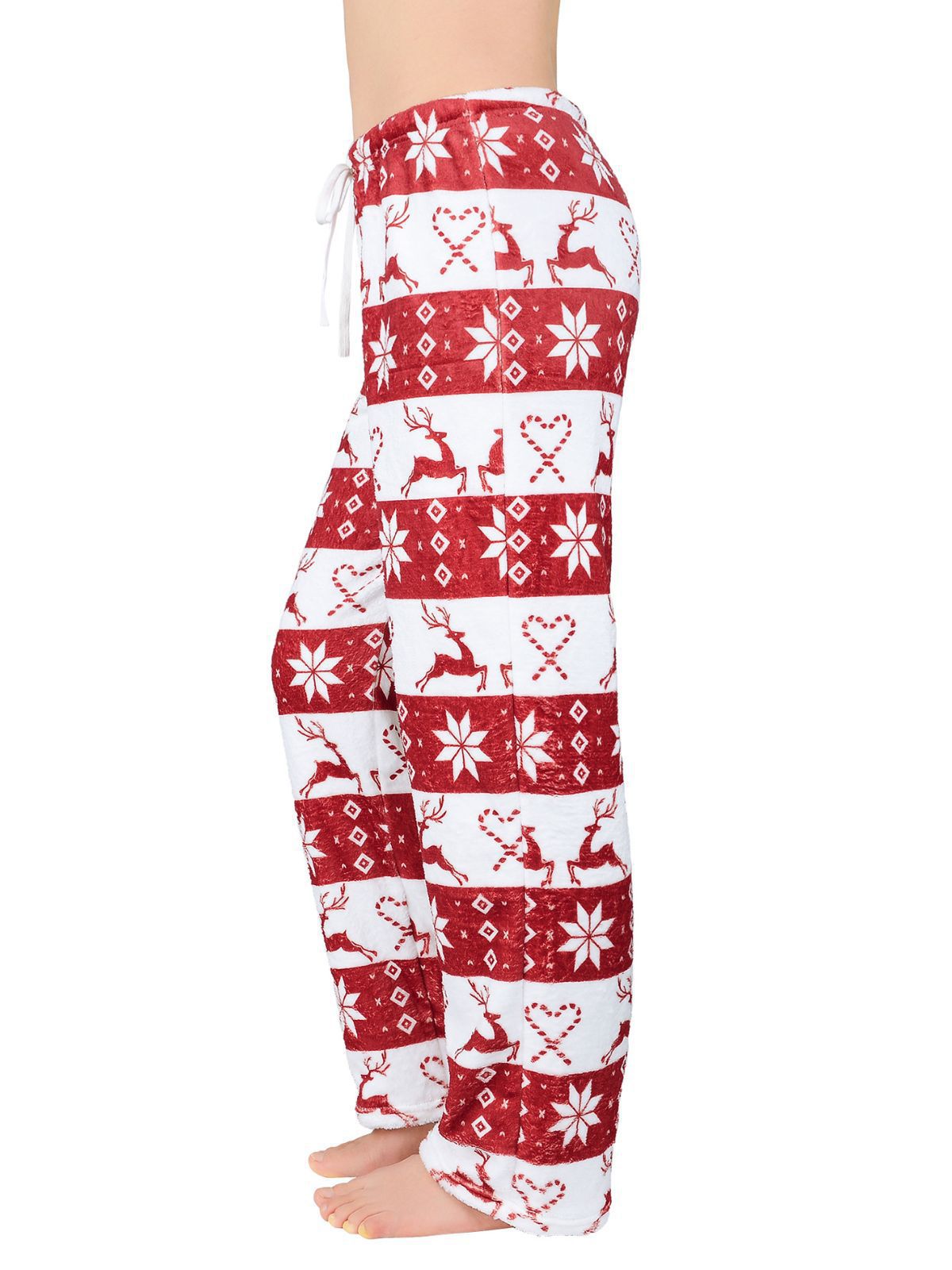 Women's Relaxed Fit Leopard Print Lounge Pants Stalluxe