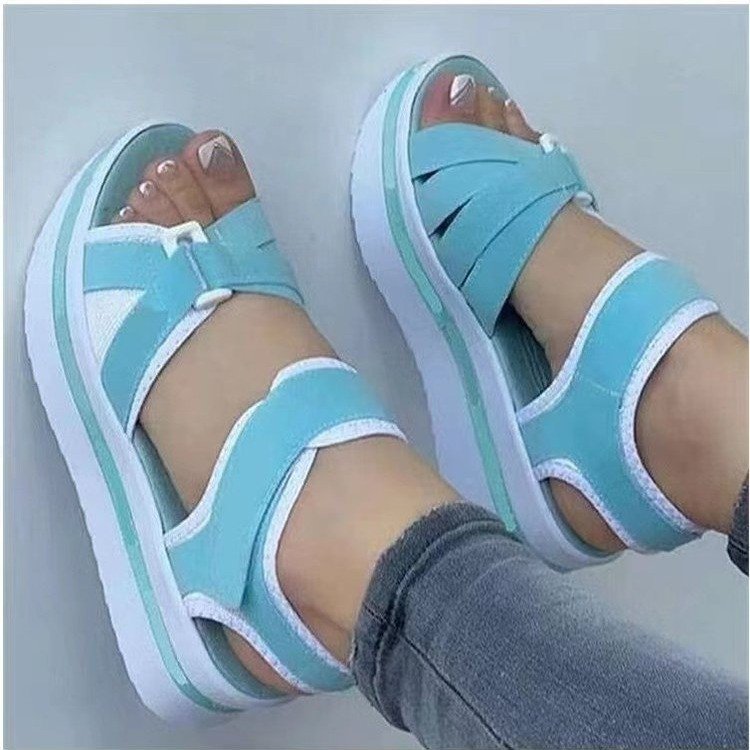 Damen Sportliche Sandalen mit ergonomischem Fußbett und verstellbarem Riemendesign Stalluxe