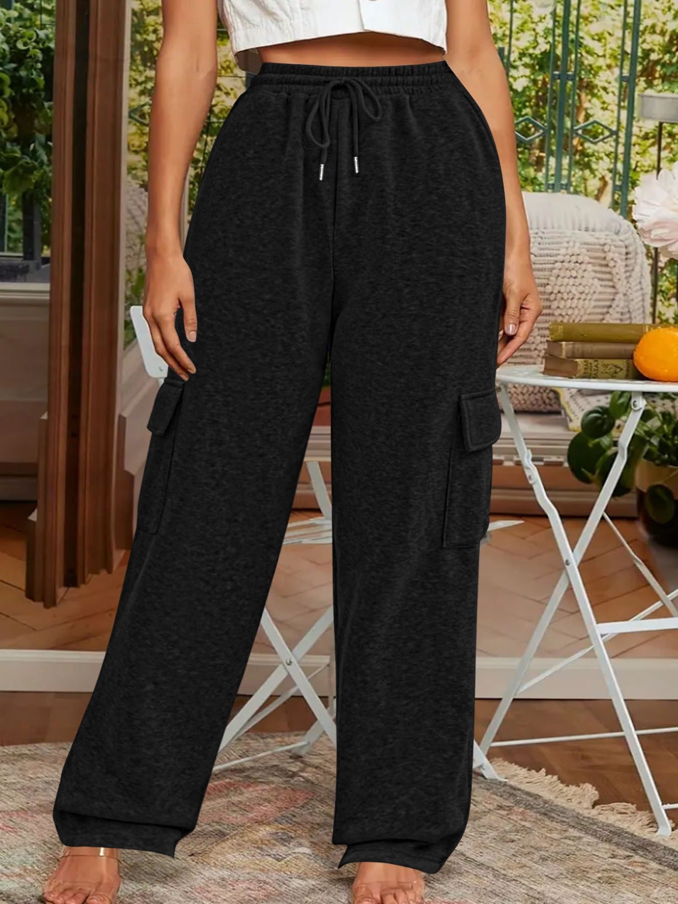 Damen Komfortable Freizeithose mit praktischen Taschen Stalluxe