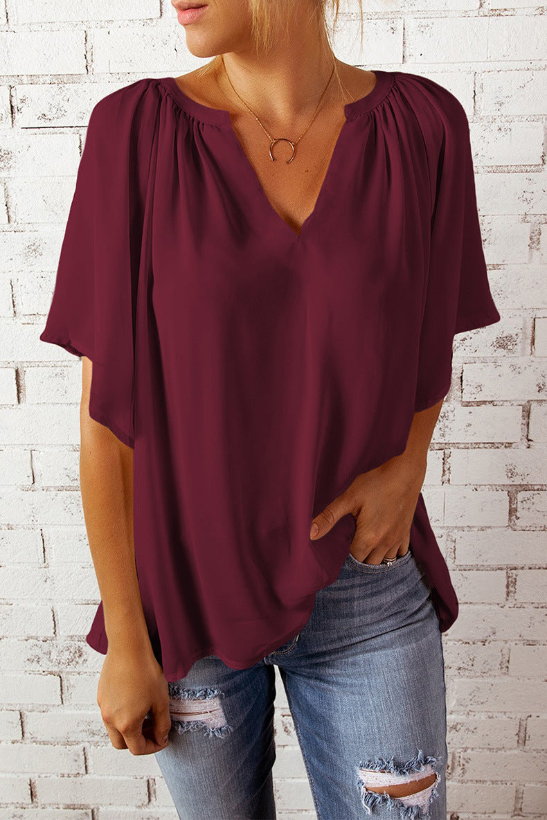 Women's Elegant Chiffon Blouse Stalluxe