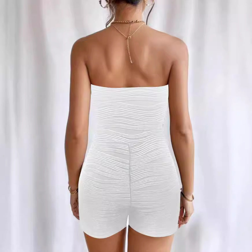 Damen Trägershirt mit Raffung und figurbetontem Schnitt Stalluxe