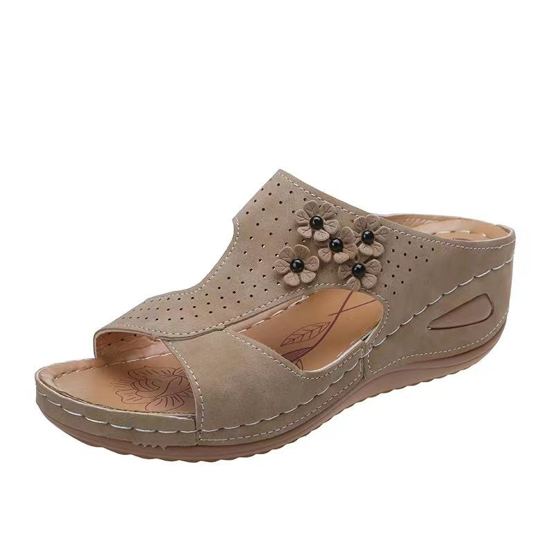 Damen leichte Sommerschuhe mit geschlossener Ferse und modischem Schlange-Leder-Design Stalluxe