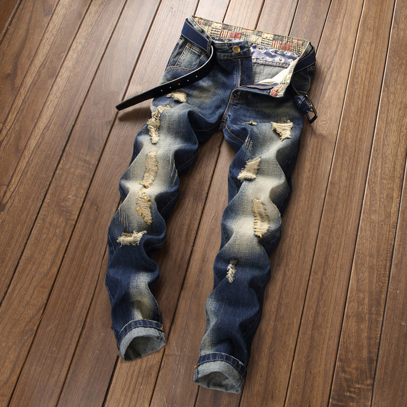Herren Destroyed Jeans Stalluxe