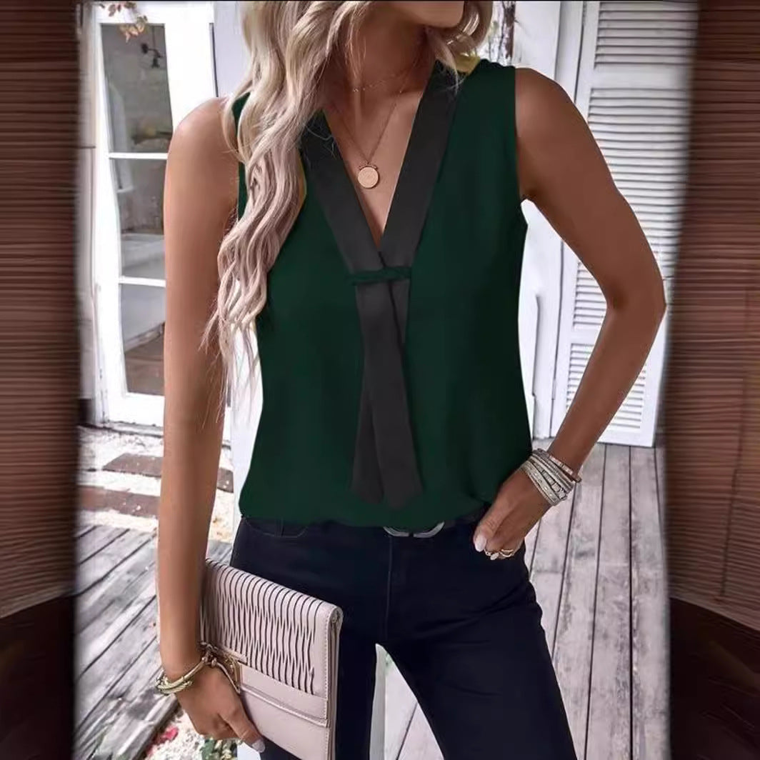 Damen elegante Bluse mit Schnürung Stalluxe