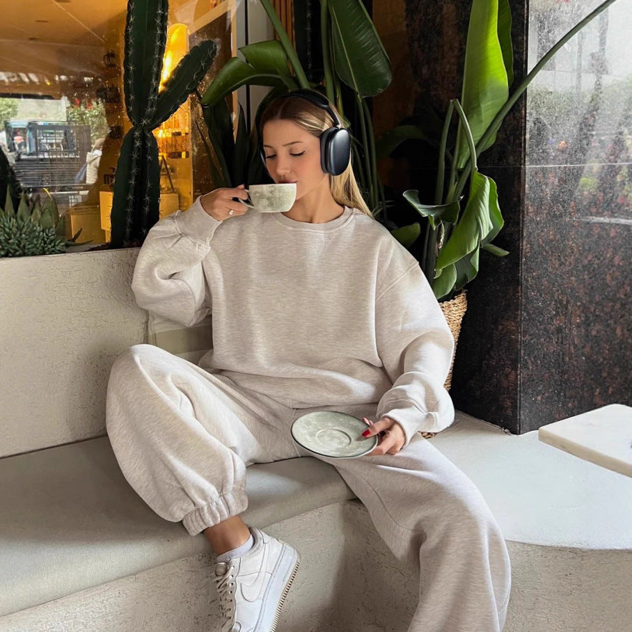 Damen lässiger Hoodie und Jogginghose Set Stalluxe