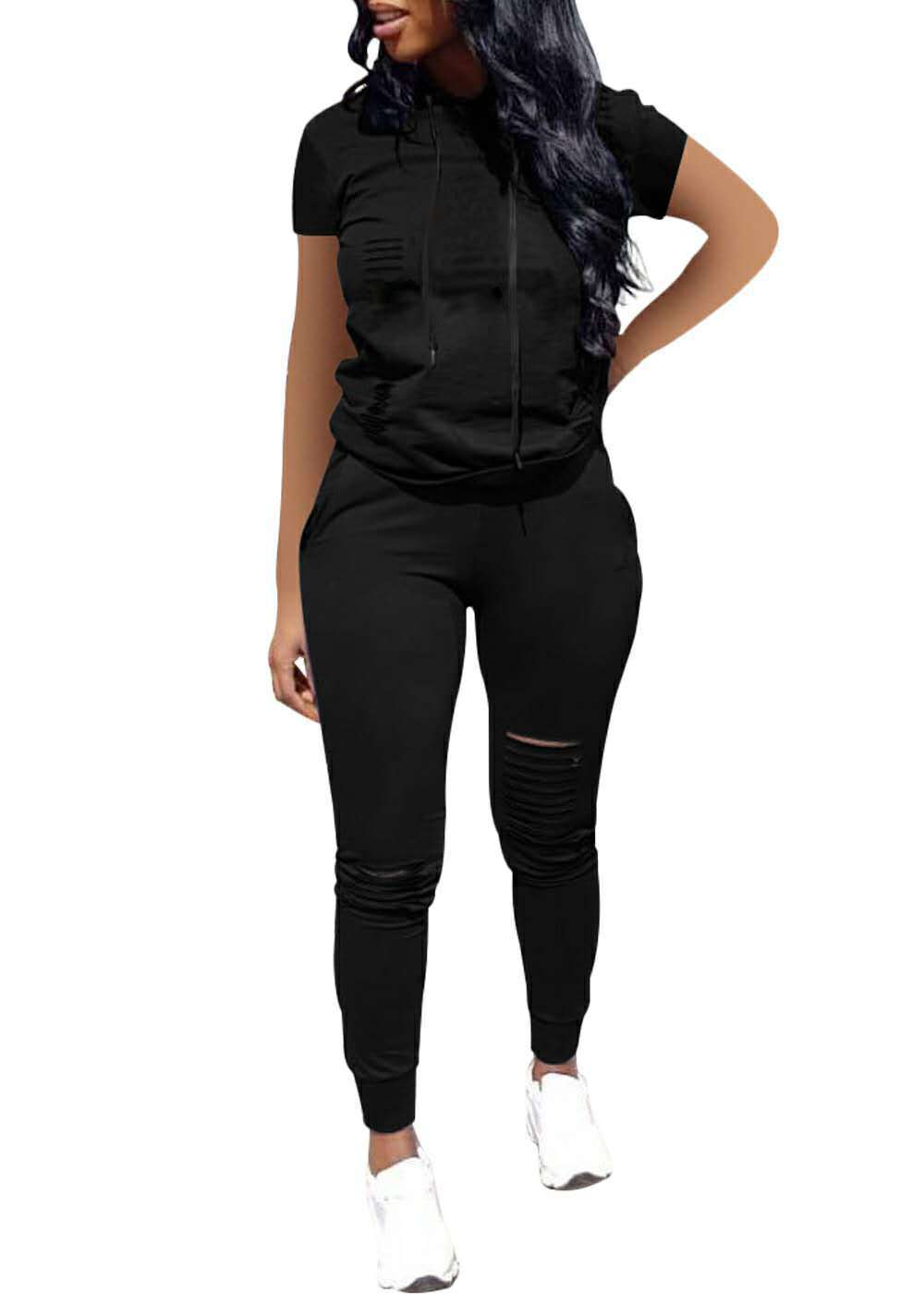 Damen Jogginganzug mit stylischen Zipper-Details und sportlicher Passform Stalluxe