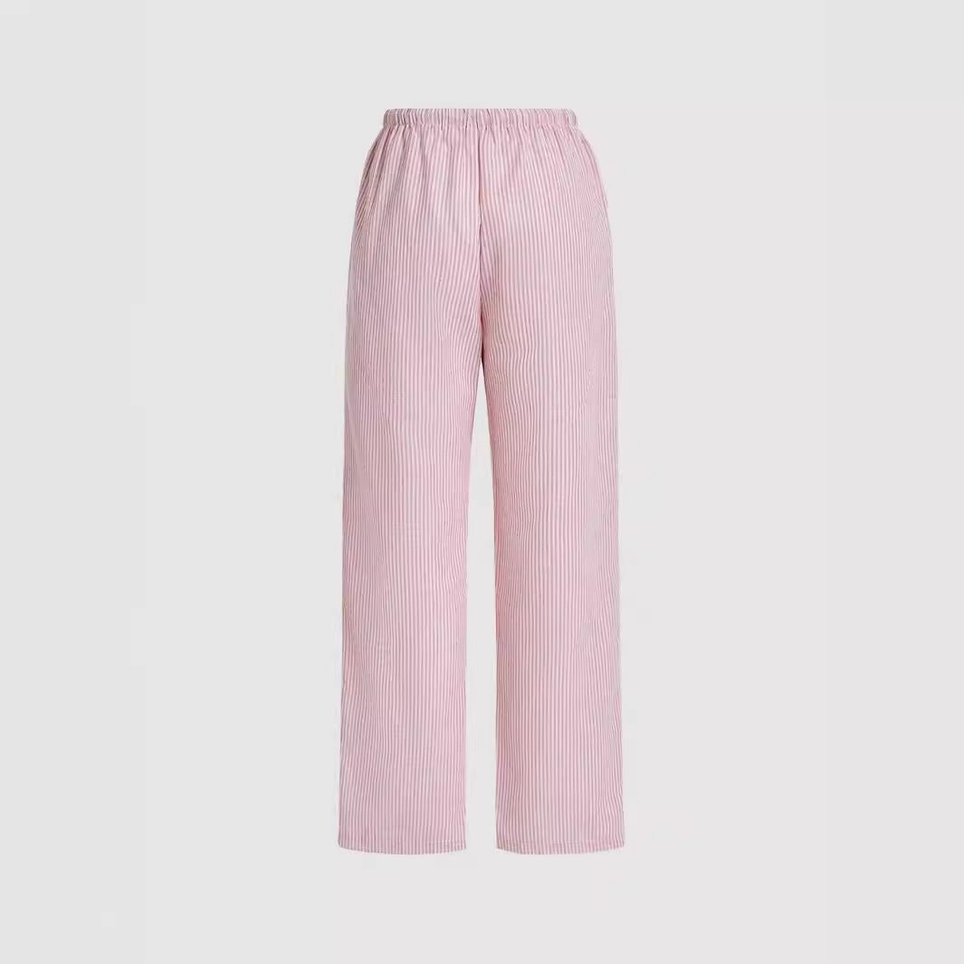 Damen lässige Sommerhose mit seitlichen Taschen und elastischem Bund Stalluxe