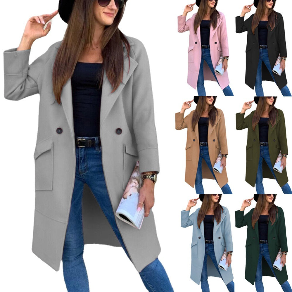 Damen Übergangsjacke mit modischem Schnitt und praktischen Taschen Stalluxe