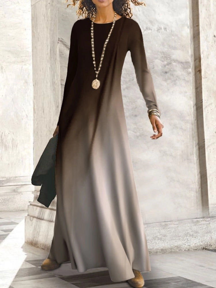 Damen Maxikleid mit elegantem Farbverlauf Stalluxe