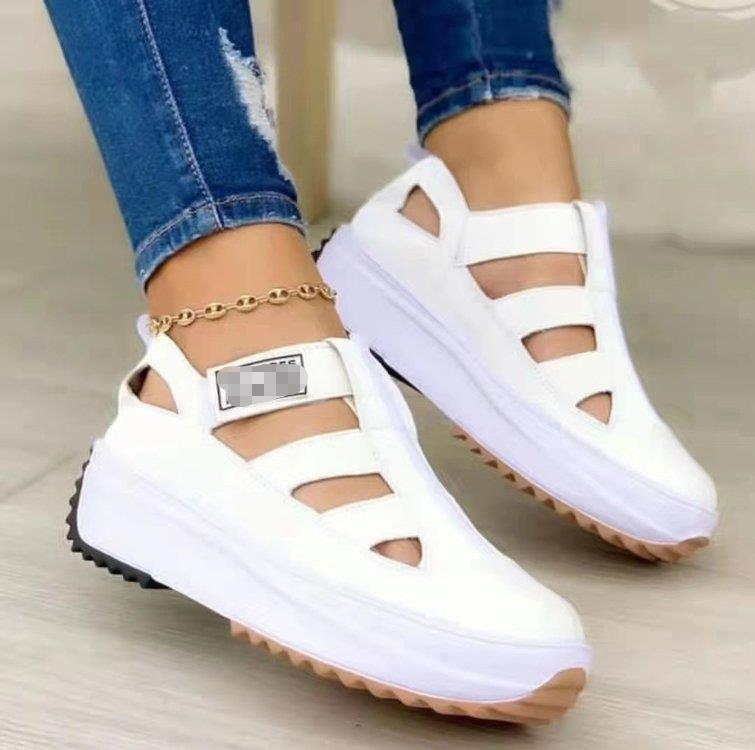 Damen trendige Slip-On Sneakers mit atmungsaktiver Oberflächenstruktur und rutschfester Sohle Stalluxe