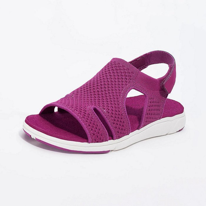 Damen bequeme Freizeitsandalen mit atmungsaktivem Obermaterial Stalluxe