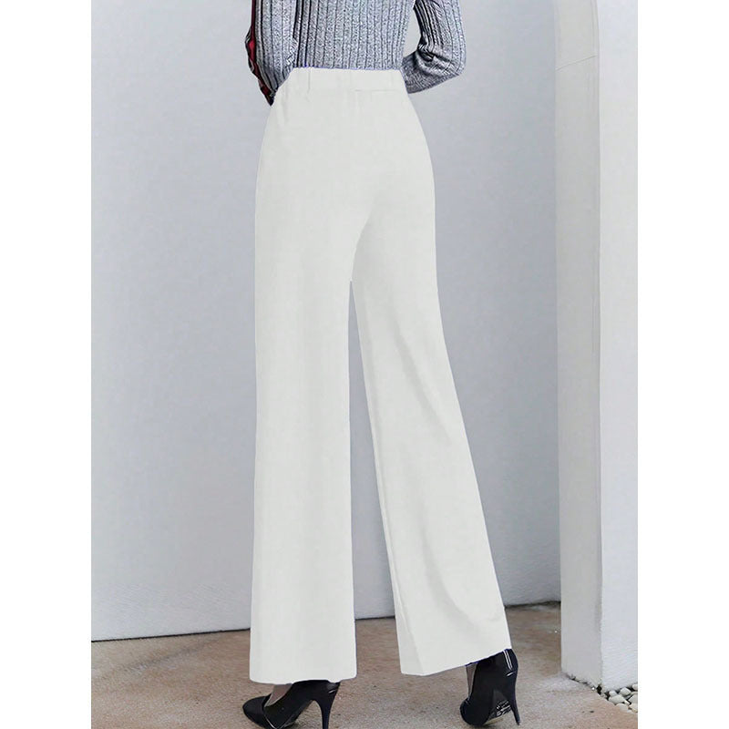 Damen elegante Culotte mit hohen Taillenschnitt und seitlichen Eingrifftaschen Stalluxe
