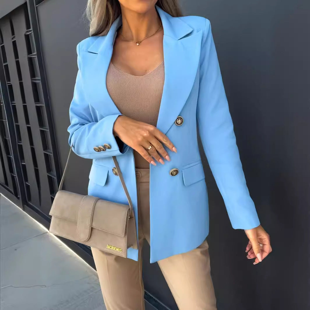 Damen modischer Blazer im Oversized-Stil Stalluxe