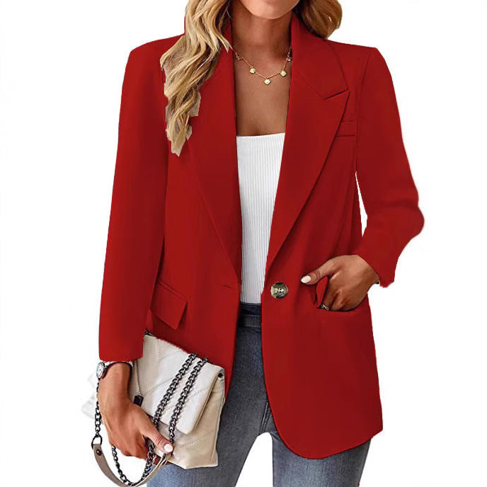 Damen Eleganter Oversized Blazer mit Taillierung und praktischen Taschen Stalluxe