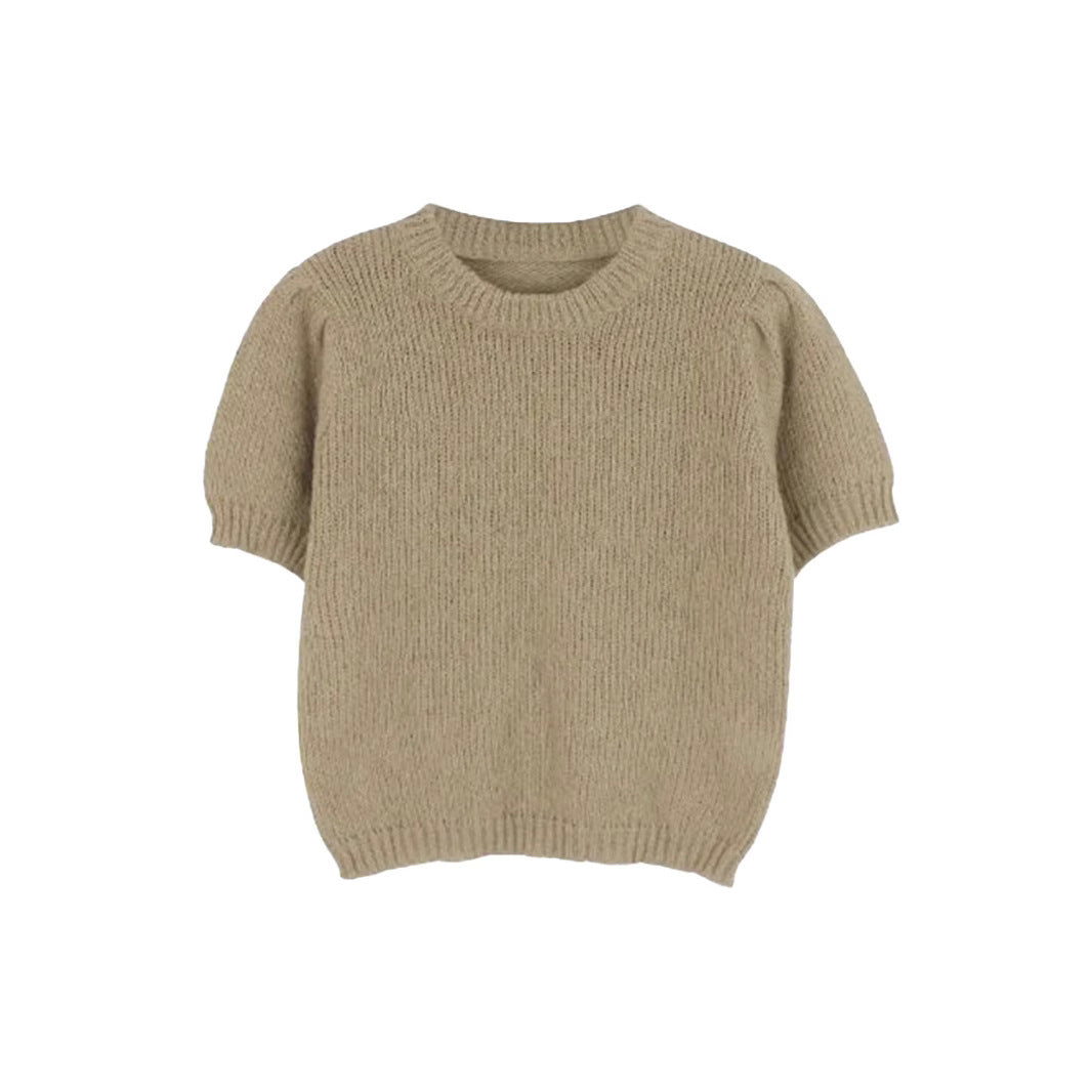 Damen Pullover mit Puffärmeln und weichem Strick Stalluxe